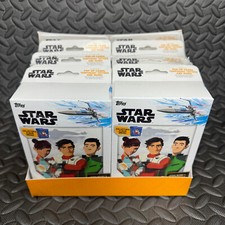 2019 TOPPS STAR WARS RESISTANCE NEW /SEALED HANGER BOX DISPLAY OF 8 BOXES DISNEY picture