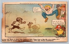 1906 Magic Invisible Comic Postcard by American Journal Examiner picture