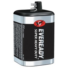 Eveready 1209 Lantern Battery, 6 V Battery, 12 Ah, Zinc, Manganese Dioxide picture