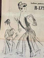 RARE Austine La Mar R-179 Mail Order EVENT Dress  1960s Vintage Sewing Pattern € picture