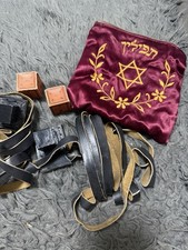Tefillin Tfilin Tfillen  Red Bag Judaica Jewish picture