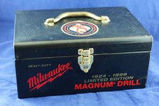 Milwaukee 75 Years Limited Ed. Magnum Drill Metal Case Box (drill not included) picture