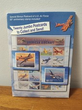 1997 USPS Classic American Aircraft 20 Postcards USAF 50th No Stamps Included picture