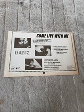 TPGM23 ADVERT 5X8 HEAVEN 17 : 'COME LIVE WITH ME' picture