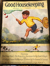 Vintage Good Housekeeping Magazine September 1937 Vol 105 No 3 Issue picture
