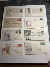 Vintage letter Ephemera First Day Issues  Operation High jump 1959 1947 Stamps picture