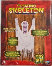 Gemmy 2005 Floating Ghost Skeleton Halloween Prop Rare HTF picture