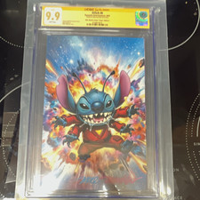 Disney Stitch #6 Mike Mayhew Virgin Variant Signed CGC SS 9.9 (2026) picture