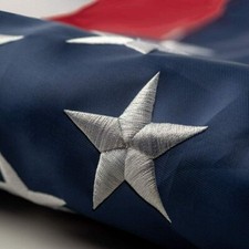 American Flag 2x3 Luxury Embroidered Star Double Sided Heavy Duty Nylon Outdoor picture