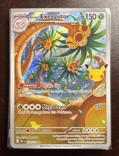Alolan Exeggutor 129/128 Pokemon 30th Anniversary Secret Rare Holo picture