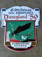Disneyland Fantasyland Submarine Voyage Sign Prop signed by Bob Gurr picture