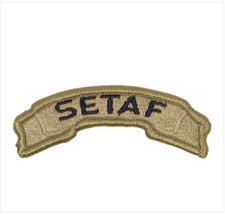 GENUINE U.S. ARMY TAB: AFRICA AND SOUTHERN EUROPEAN TASK FORCE - EMBROIDERED ON  picture