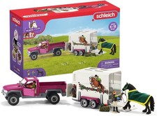 Schleich Horse Club - 38PC Trailer and Truck Transporter Playset with Realist... picture