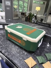 Rare Jagermeister Cooler w/ Cornhole Board Game , Handles And Logo NEW  picture