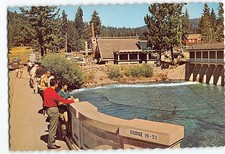 Postcard Truckee River at Tahoe City California USA picture