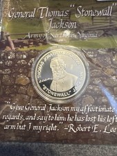 General Thomas Stonewall Jackson Army of Northern Virginia Coin picture