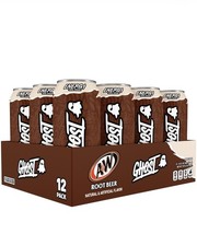 *NEW* A&W Root Beer Ghost Energy Drink 16oz 12 Pack Case picture