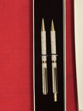 Vintage Ye Olde Hampshire Quillworks Rollerball & Mechanical Pencil Set w/Box picture