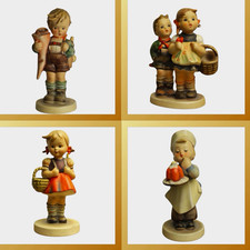 M.I. Hummel Goebel West Germany Figurines Lot of 4 Porcelain Hand Painted picture