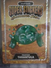 VeeFriend Super Sticker Spectacular Series Emerald/Gold Trusting Tarantula 12/55 picture