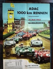 Nurburgring - 1963 - Vintage Racing Poster picture