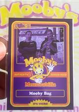 2022 zerocool Clerks III Mooby's Redemption Screen Used Mooby Bag & 1/1 Card picture