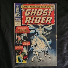 Marvel - GHOST RIDER (1967) #1 - VG/F - Silver Age - White Pages picture