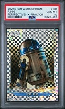 R2-D2 2020 Topps Star Wars Chrome Perspectives #19-R X-Fractor /99 PSA 10 picture