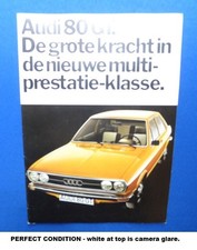 1974 AUDI 80GT Automobile Sales Brochure - German Text picture