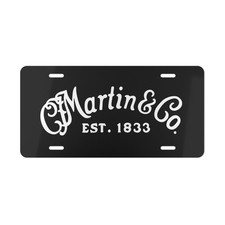 C.F. Martin & Company guitar and strings Aluminum License Plate picture