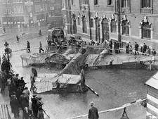 London England Captured bird prey This Messerschmidt 110 fighter - 1940 Photo picture
