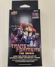 2026 Upper Deck Transformers The Movie Trading Card Pack 12 Cards 1 Pack Insert picture