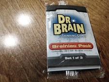 Dr. Brain Thinking Games Brainiac Pack Trading Cards Collectible Card Set 8... picture