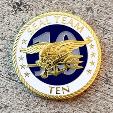 U.S. Navy Seal Team 10 Challenge Coin ·IN STOCK· ·FAST SHIPPING· ·NEW· picture