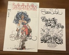 PARTS UNKNOWN 1 COMIC + WESTFIELD PRINT LOT SIGNED BEAU SMITH IMAGE FLINT HENRY picture