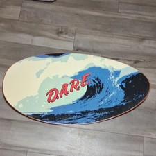 D.A.R.E Program. Wave Graphic Skimboard. 1990's. Rare. Wall Art. picture