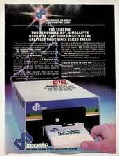 1983 The Toaster XCOMP Hard Disk Cartridge - Vintage Computer Technology Ad picture