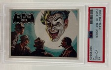 1966 TOPPS BATMAN FACE OF THE JOKER #9 PSA 4 picture