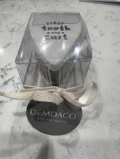 Demdaco Lift The Spirit Keepsake First Tooth Curl Baby Gift Heart Trinket Box picture