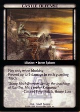 Castle Defense - Arsenal - Battletech CCG picture
