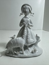 Rosenthal Studio Linie Germany Figurine Lady Knitting Wool  Sheep Raymond Peynet picture