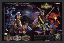 2001 Gauntlet: Dark Legacy Video Game Print Advertisement (2 pgs) picture