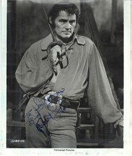 ENGLISH STAGE & FILM ACTION ACTOR & WRITER ROBERT SHAW, SIGNED VINTAGE PHOTO picture