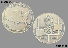 CFP National Championship Year 10 Challenge Coin  M#11 picture