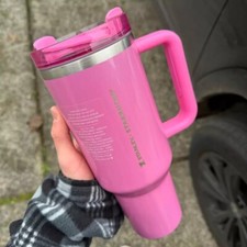 Stanley X Starbucks Limited Edition Winter Pink Quencher Tumbler 40oz New/Tag picture
