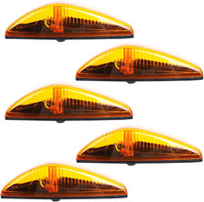LED Cab Roof Clearance Marker Light Front Top Amber Lamps with 6 Leds Fits for M picture