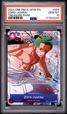 Zoro-Juurou 004 Treasure Rare One Piece PSA 10 picture