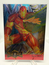 Iron Man 1995 Fleer Marvel Metal Blasters Insert Limited Edition #7/18 picture