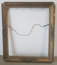 Antique Gilt Wood Carved Wall Picture Frame (Damaged) picture