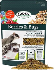 Berries & Bugs 1.5 lb - All Natural High Protein High Fiber Food for Hedgehogs, picture